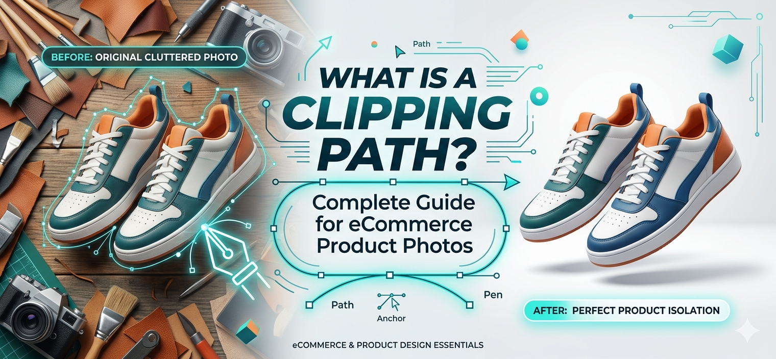 What is a Clipping Path Complete Guide for eCommerce Product Photos